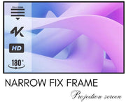 ELCOR, ezCinema ALR Fix frame Projector Screen 137-inch Diagonal In 16:10 Ratio, UHD/3D/4K Technology ELITE SCREEN